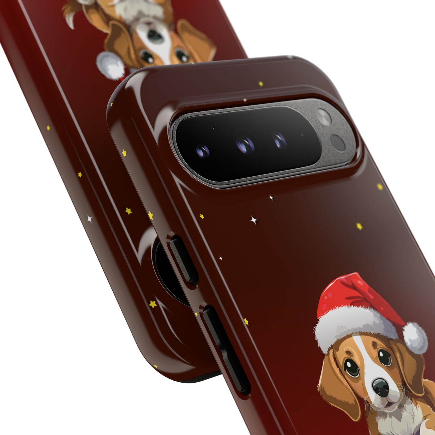 Festive Dog Phone Case - Happy Pawlidays Holiday Design