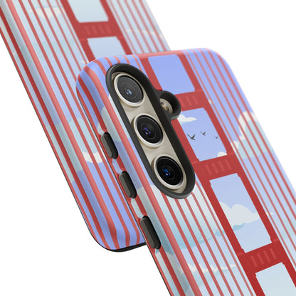 Golden Gate Vintage Car Phone Case — San Francisco Bridge Protective Cover