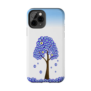 Evil Eye Tree, Tough Phone Case - Durable Design for Nature Lovers