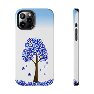 Evil Eye Tree, Tough Phone Case - Durable Design for Nature Lovers