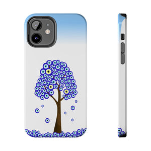 Evil Eye Tree, Tough Phone Case - Durable Design for Nature Lovers