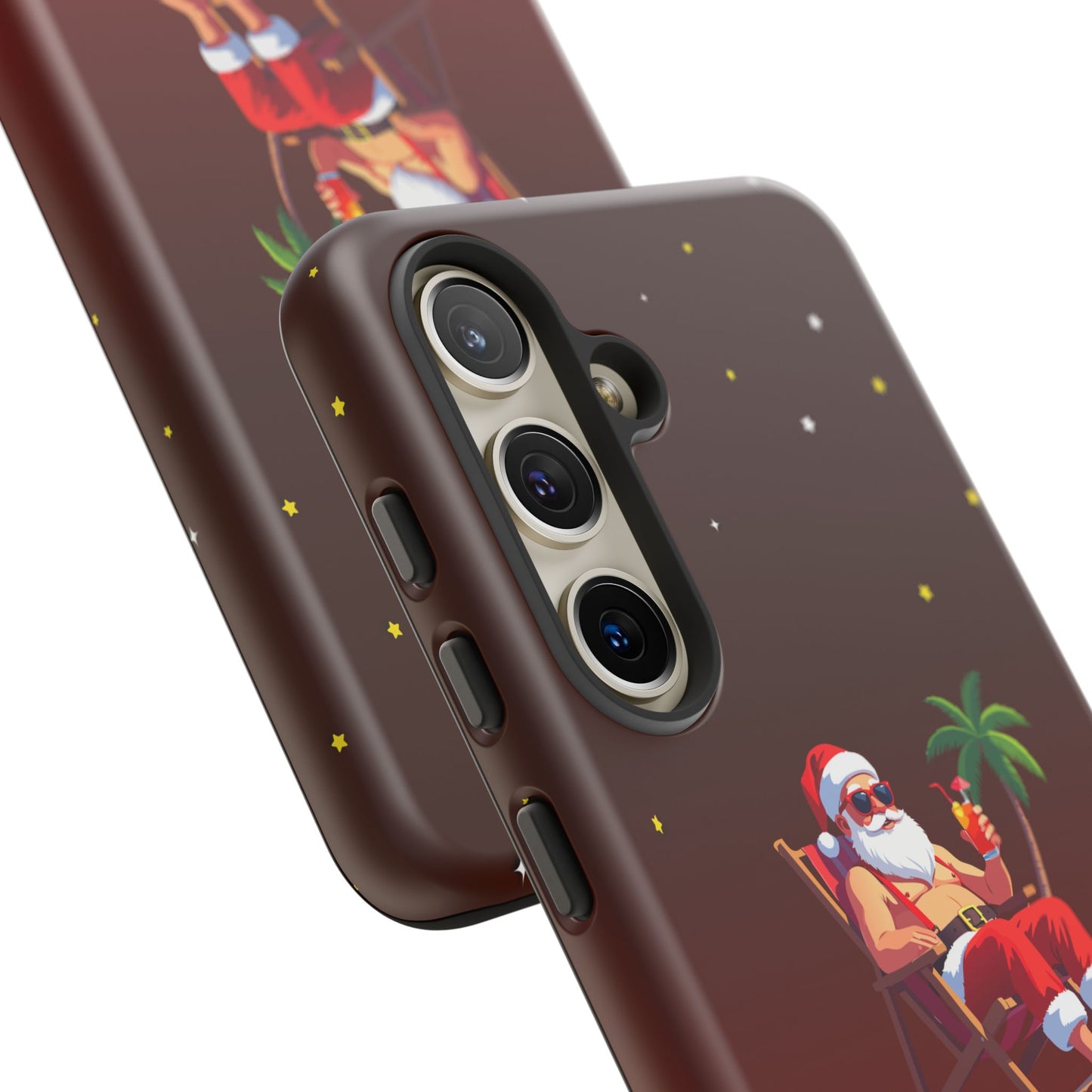 "Merry Dude" Santa on Beach Holiday Phone Case