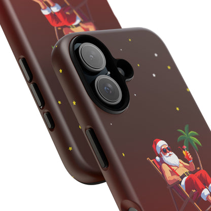 "Merry Dude" Santa on Beach Holiday Phone Case