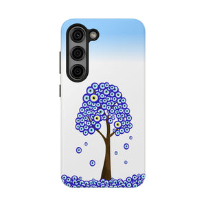 Evil Eye Tree, Tough Phone Case - Durable Design for Nature Lovers