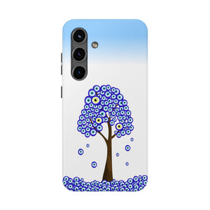 Evil Eye Tree, Tough Phone Case - Durable Design for Nature Lovers