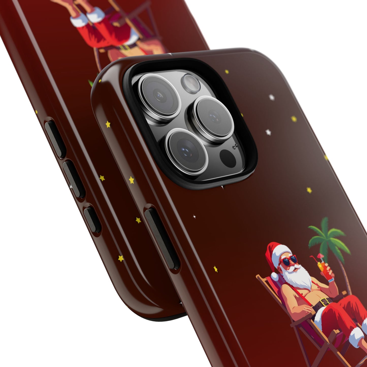 "Merry Dude" Santa on Beach Holiday Phone Case