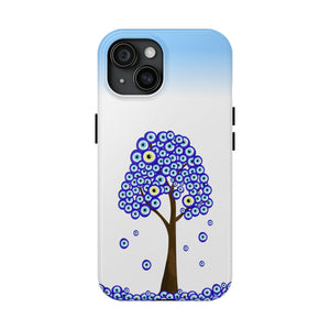 Evil Eye Tree, Tough Phone Case - Durable Design for Nature Lovers