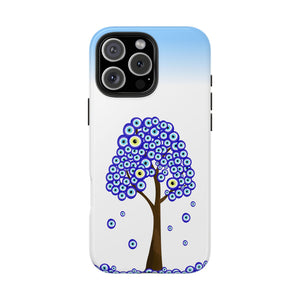 Evil Eye Tree, Tough Phone Case - Durable Design for Nature Lovers