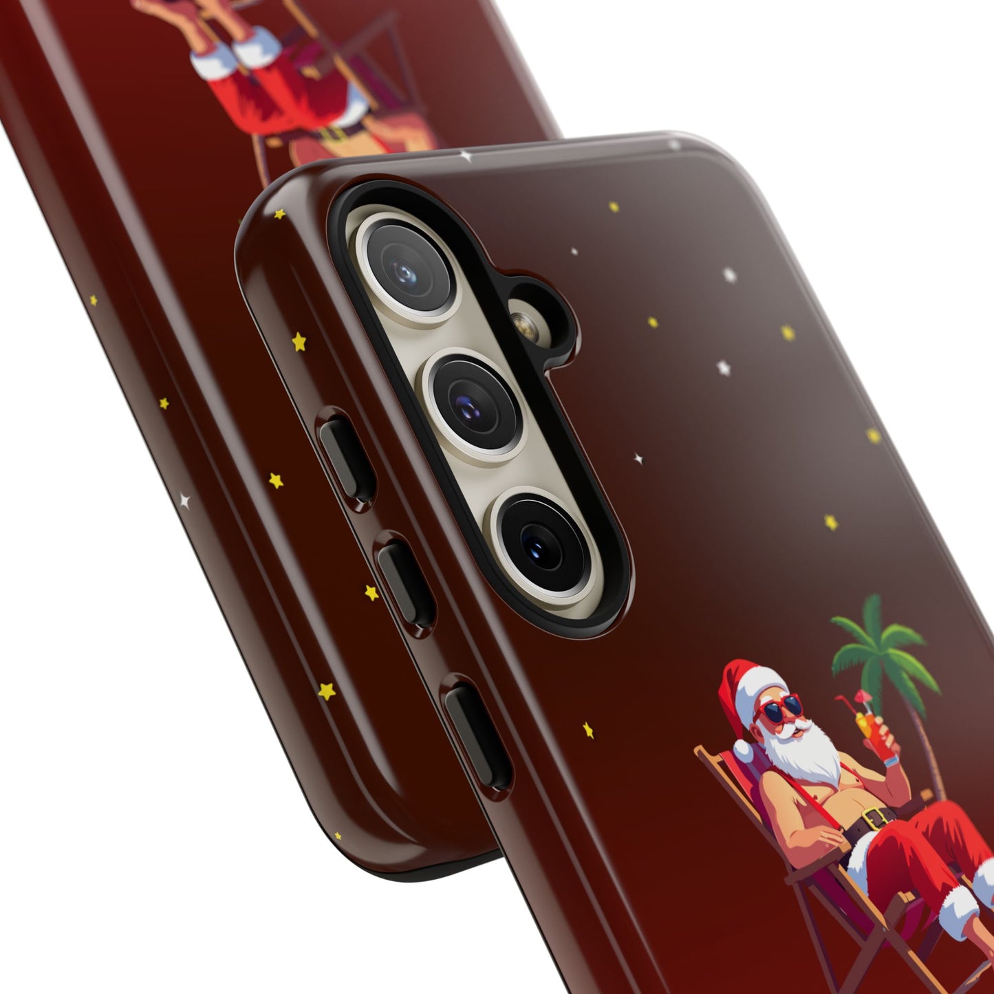 "Merry Dude" Santa on Beach Holiday Phone Case