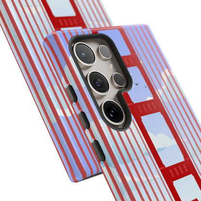 Golden Gate Vintage Car Phone Case — San Francisco Bridge Protective Cover