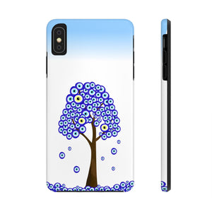 Evil Eye Tree, Tough Phone Case - Durable Design for Nature Lovers