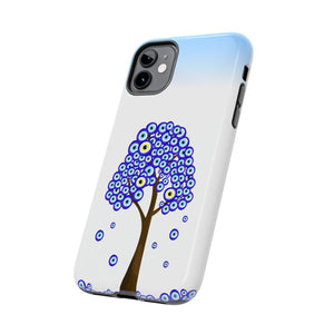 Evil Eye Tree, Tough Phone Case - Durable Design for Nature Lovers