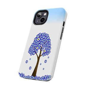 Evil Eye Tree, Tough Phone Case - Durable Design for Nature Lovers