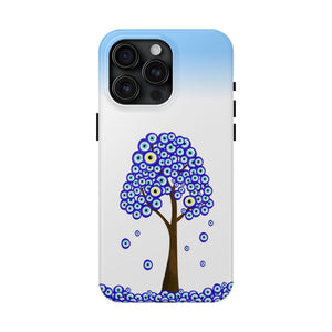 Evil Eye Tree, Tough Phone Case - Durable Design for Nature Lovers