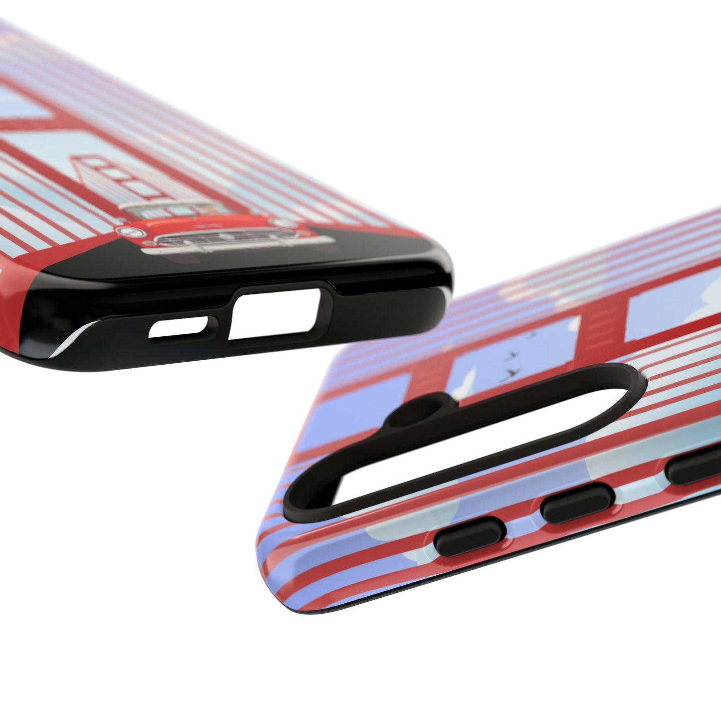 Golden Gate Vintage Car Phone Case — San Francisco Bridge Protective Cover