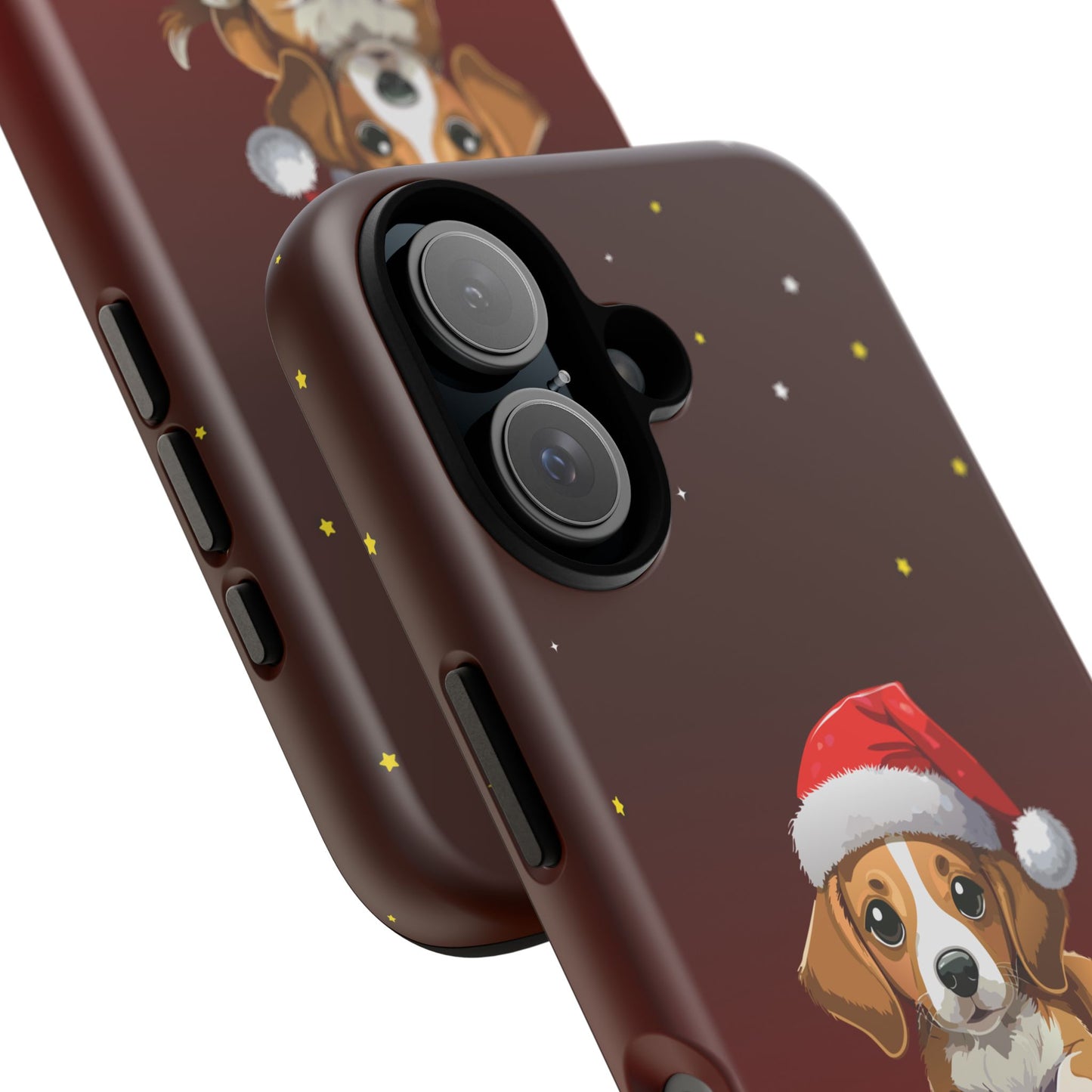 Festive Dog Phone Case - Happy Pawlidays Holiday Design