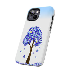 Evil Eye Tree, Tough Phone Case - Durable Design for Nature Lovers