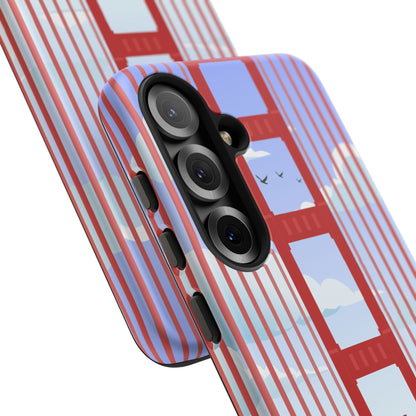 Golden Gate Vintage Car Phone Case — San Francisco Bridge Protective Cover