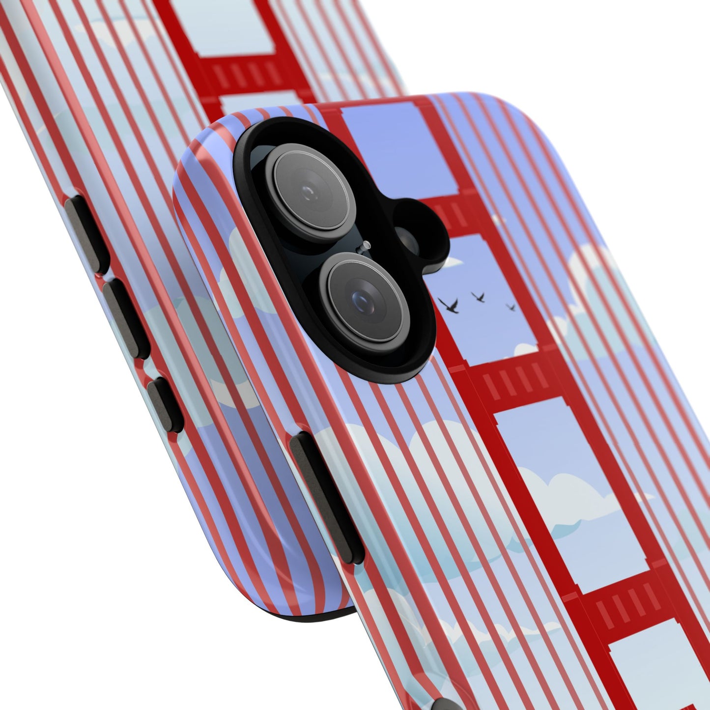 Golden Gate Vintage Car Phone Case — San Francisco Bridge Protective Cover