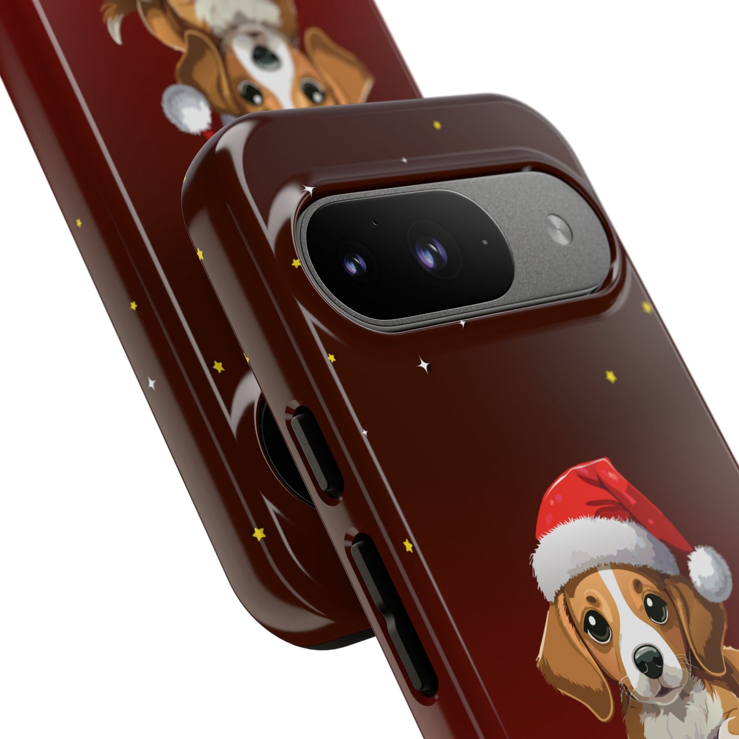 Festive Dog Phone Case - Happy Pawlidays Holiday Design