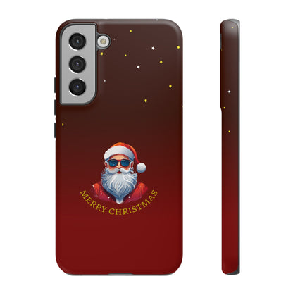 Cool Santa Sunglasses Merry Christmas - Protective Case