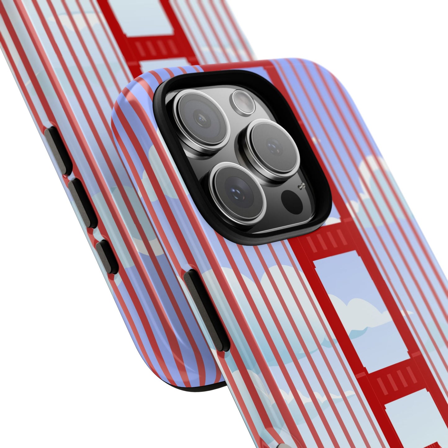 Golden Gate Vintage Car Phone Case — San Francisco Bridge Protective Cover