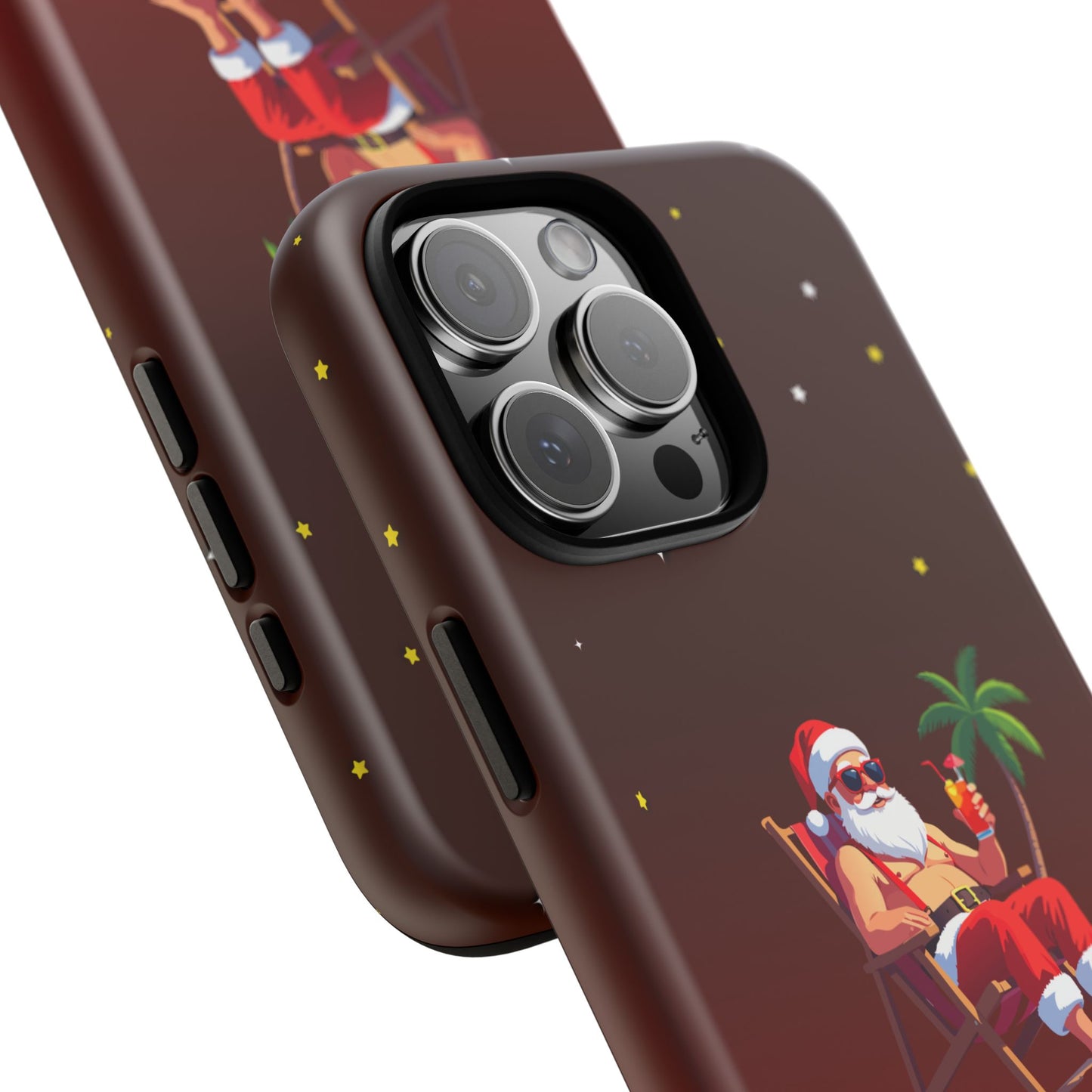"Merry Dude" Santa on Beach Holiday Phone Case