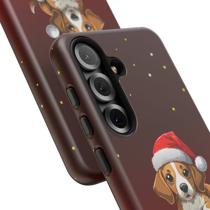 Festive Dog Phone Case - Happy Pawlidays Holiday Design