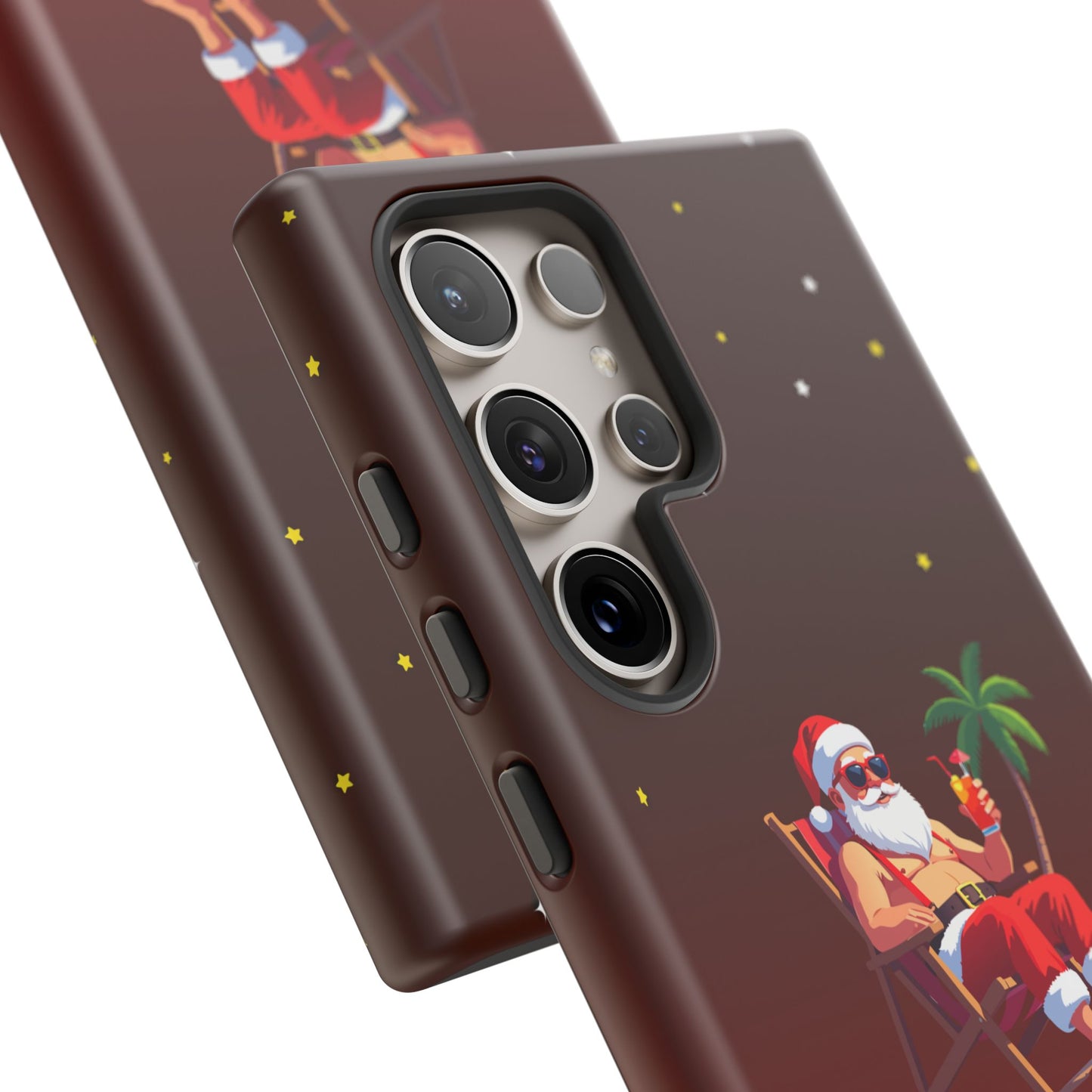 "Merry Dude" Santa on Beach Holiday Phone Case