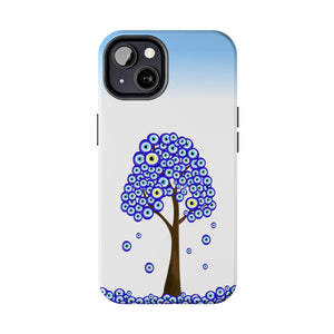 Evil Eye Tree, Tough Phone Case - Durable Design for Nature Lovers