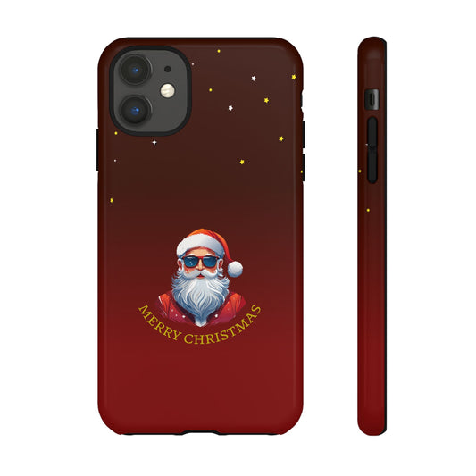 Cool Santa Sunglasses Merry Christmas - Protective Case