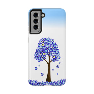 Evil Eye Tree, Tough Phone Case - Durable Design for Nature Lovers