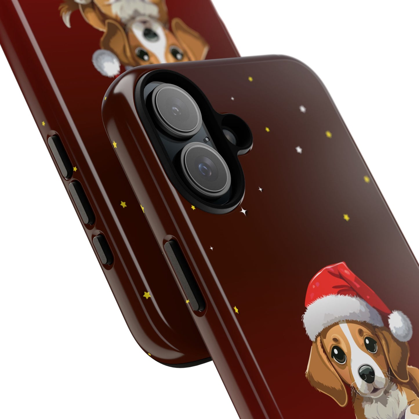 Festive Dog Phone Case - Happy Pawlidays Holiday Design