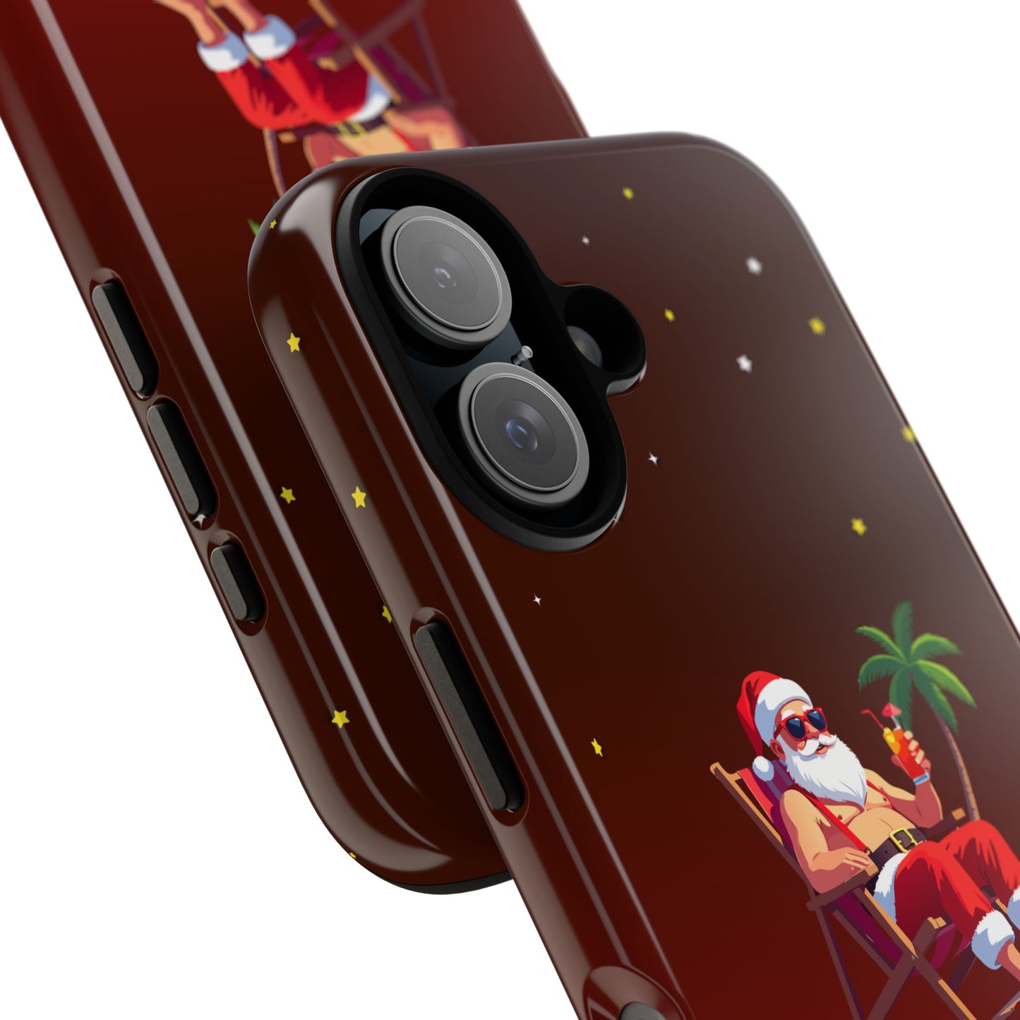 "Merry Dude" Santa on Beach Holiday Phone Case
