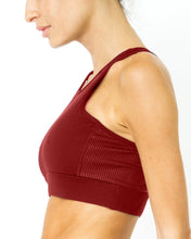 Load image into Gallery viewer, Ashton Sports Bra - Maroon
