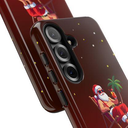 "Merry Dude" Santa on Beach Holiday Phone Case