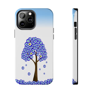 Evil Eye Tree, Tough Phone Case - Durable Design for Nature Lovers