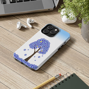 Evil Eye Tree, Tough Phone Case - Durable Design for Nature Lovers