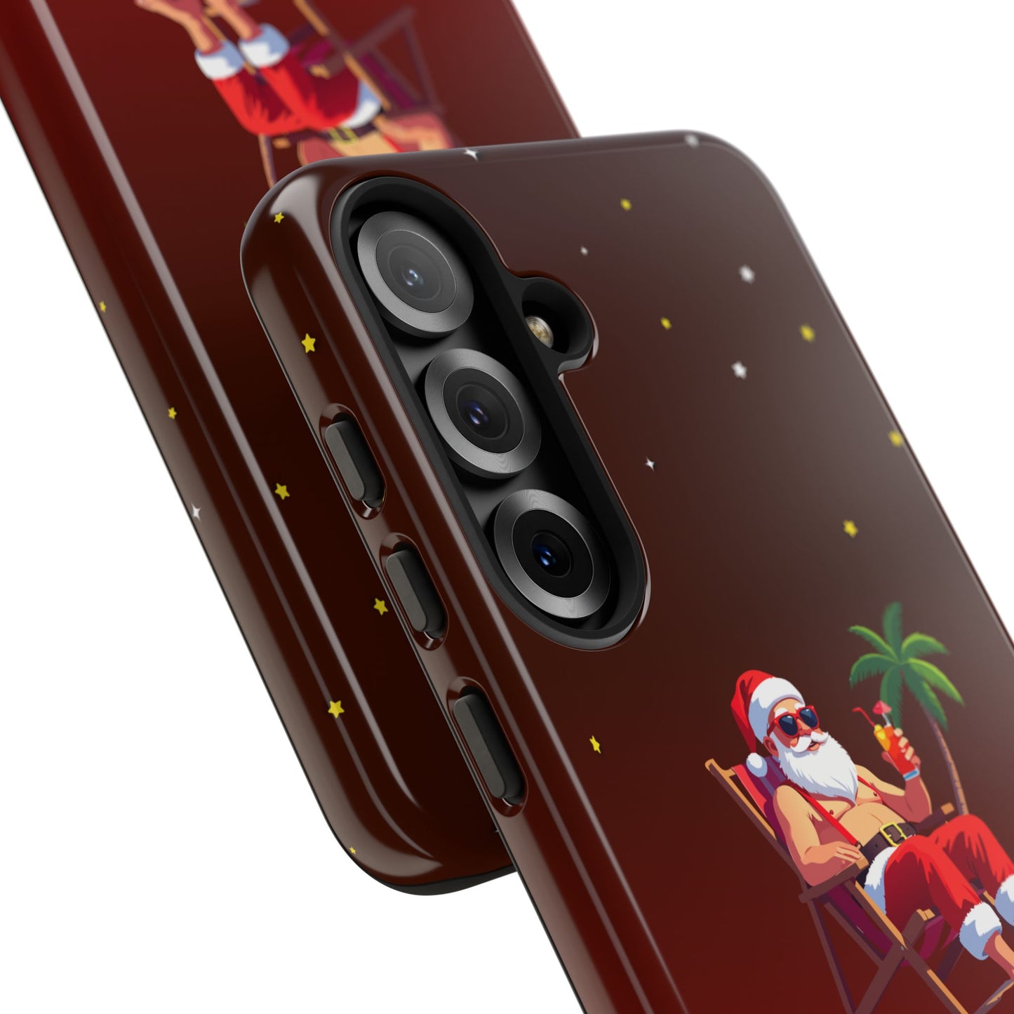 "Merry Dude" Santa on Beach Holiday Phone Case