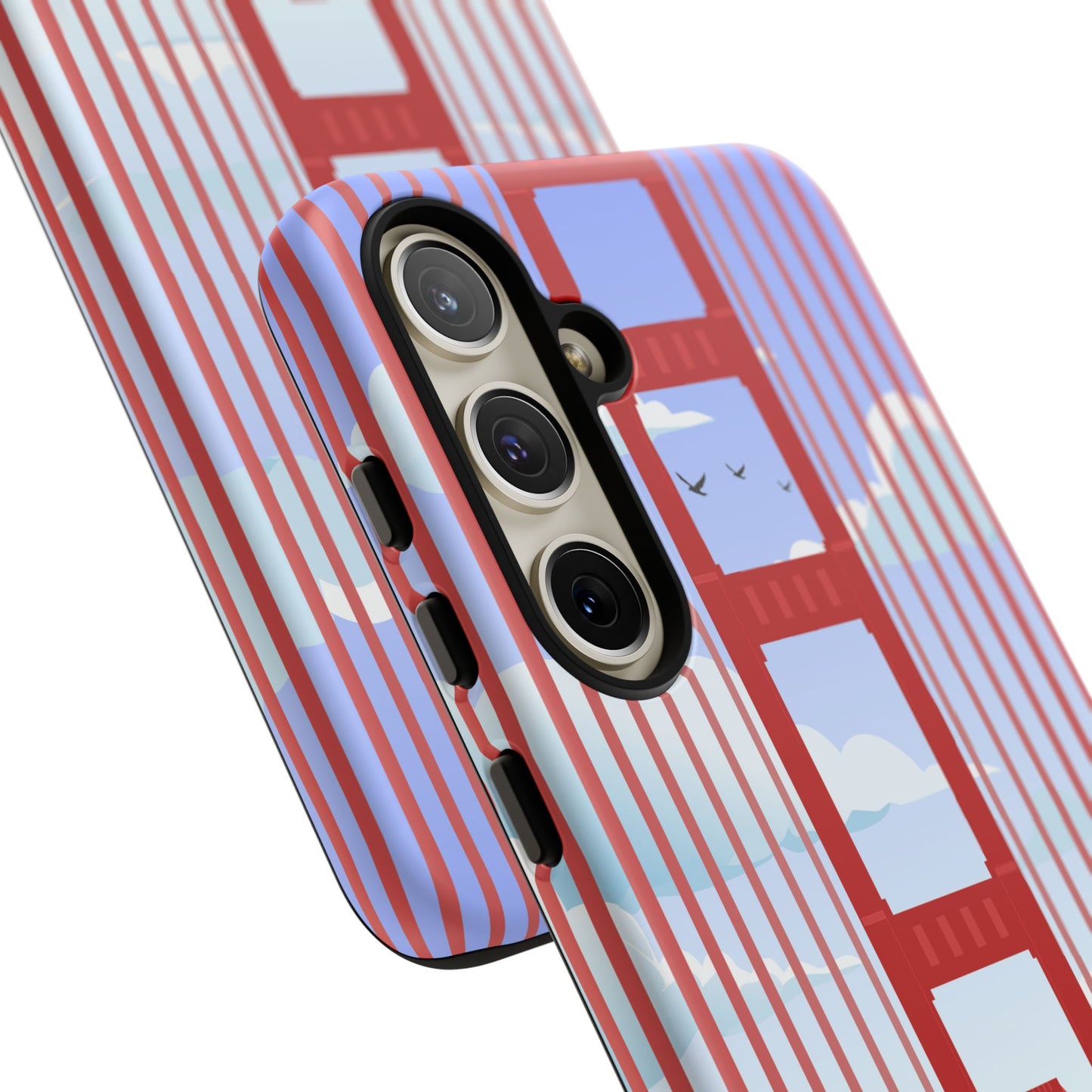 Golden Gate Vintage Car Phone Case — San Francisco Bridge Protective Cover