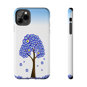 Evil Eye Tree, Tough Phone Case - Durable Design for Nature Lovers