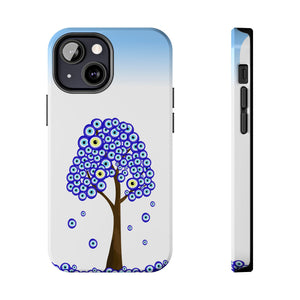 Evil Eye Tree, Tough Phone Case - Durable Design for Nature Lovers