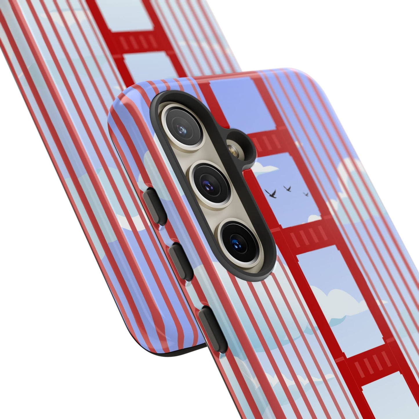 Golden Gate Vintage Car Phone Case — San Francisco Bridge Protective Cover