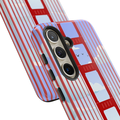 Golden Gate Vintage Car Phone Case — San Francisco Bridge Protective Cover