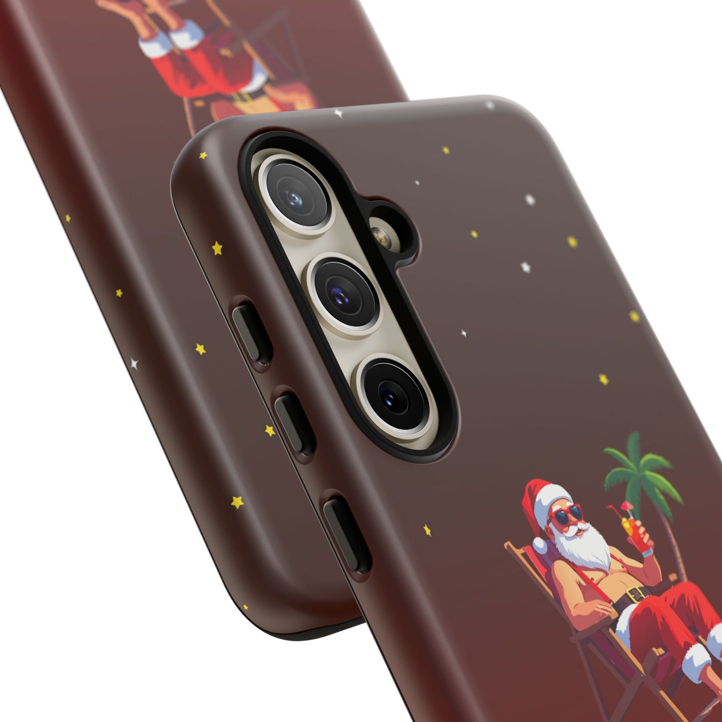 "Merry Dude" Santa on Beach Holiday Phone Case