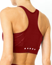 Load image into Gallery viewer, Ashton Sports Bra - Maroon
