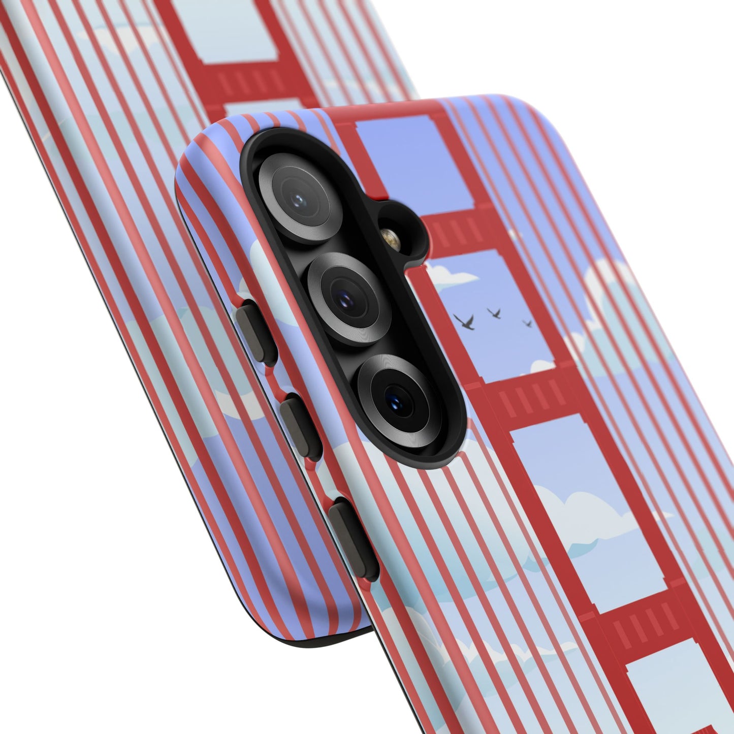 Golden Gate Vintage Car Phone Case — San Francisco Bridge Protective Cover