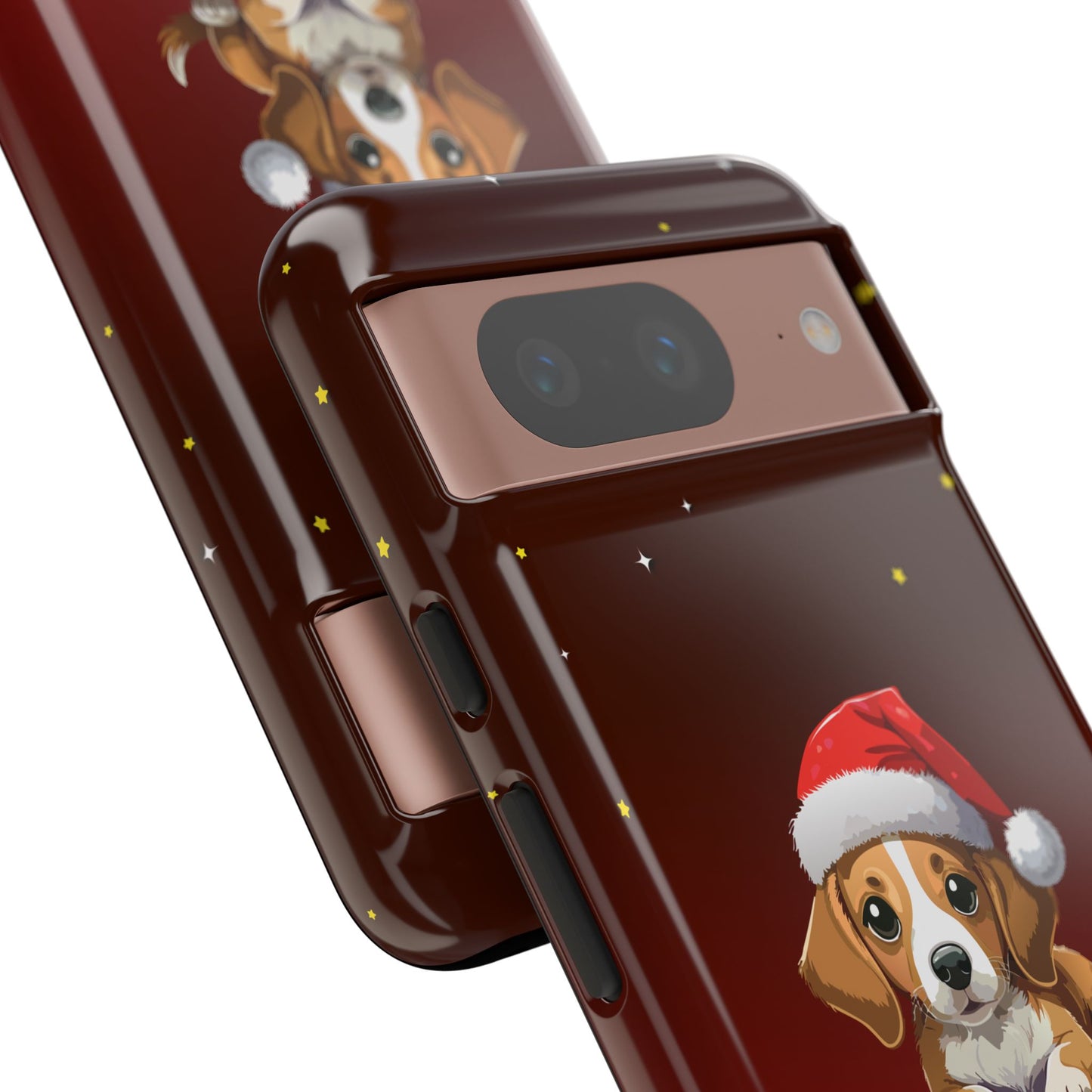 Festive Dog Phone Case - Happy Pawlidays Holiday Design