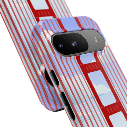 Golden Gate Vintage Car Phone Case — San Francisco Bridge Protective Cover