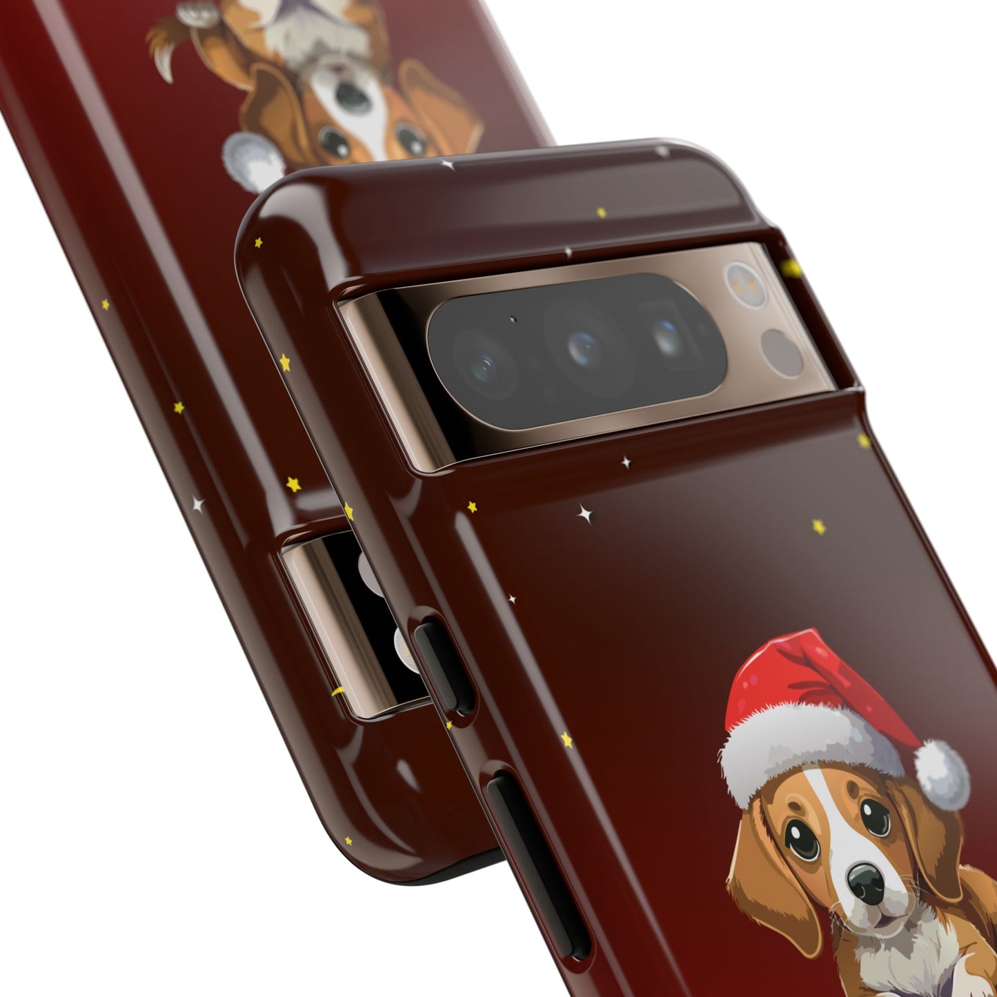 Festive Dog Phone Case - Happy Pawlidays Holiday Design